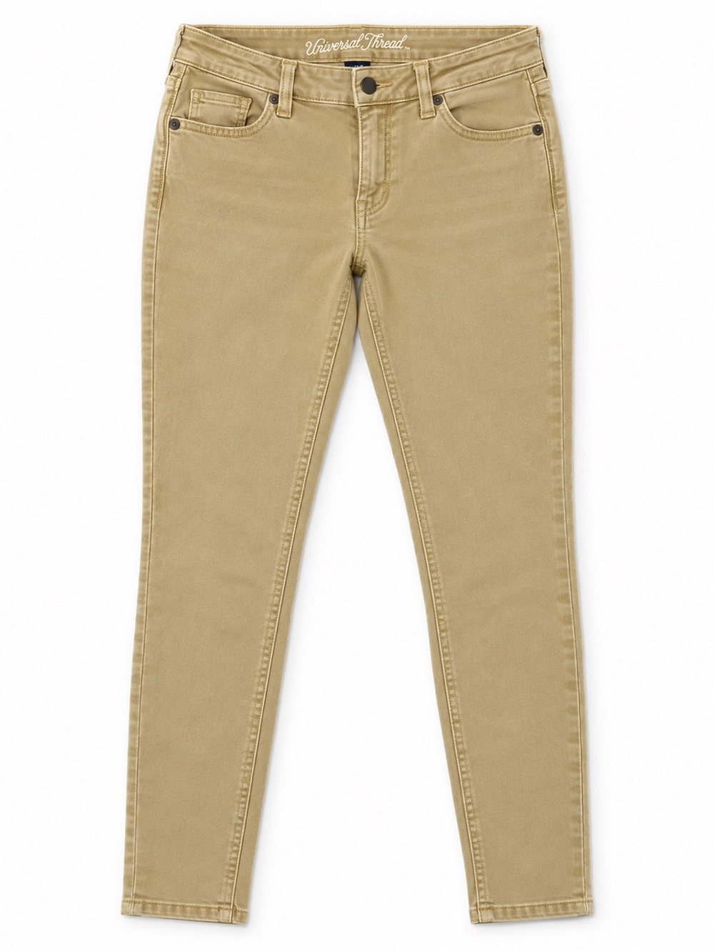 Universal Thread Khaki Skinny Pants Jeans Size 2/26S Tan